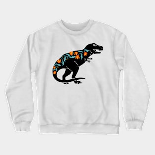 Dinosaur floral Crewneck Sweatshirt